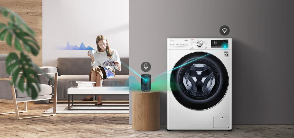 LG FV1410S3WA 10kg AI Direct Drive Front Load Washing Machine, White - Image 4