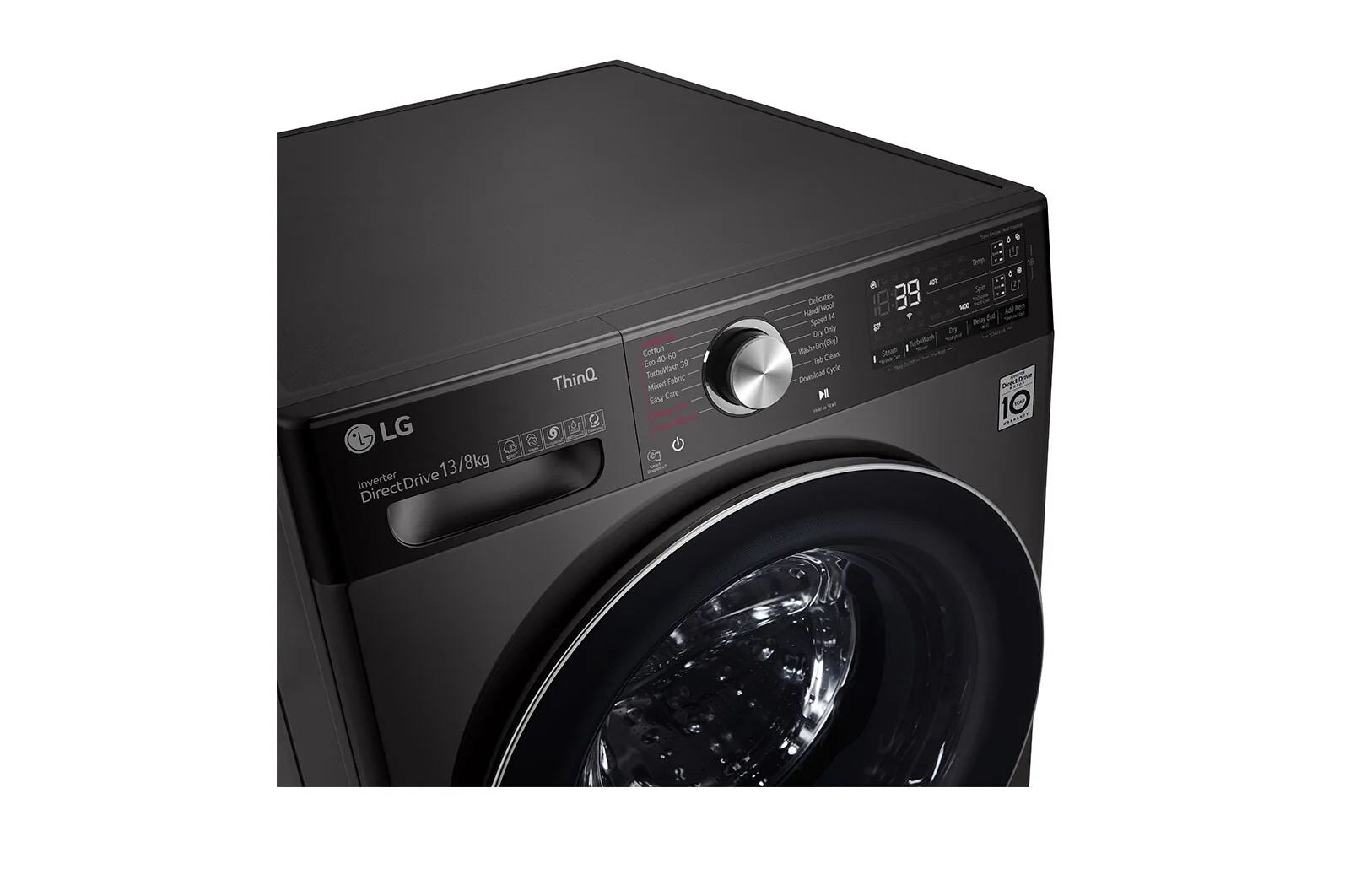 LG FV1413H2BA 13/8kg, AI Direct Drive Front Load Washer Dryer - Image 4