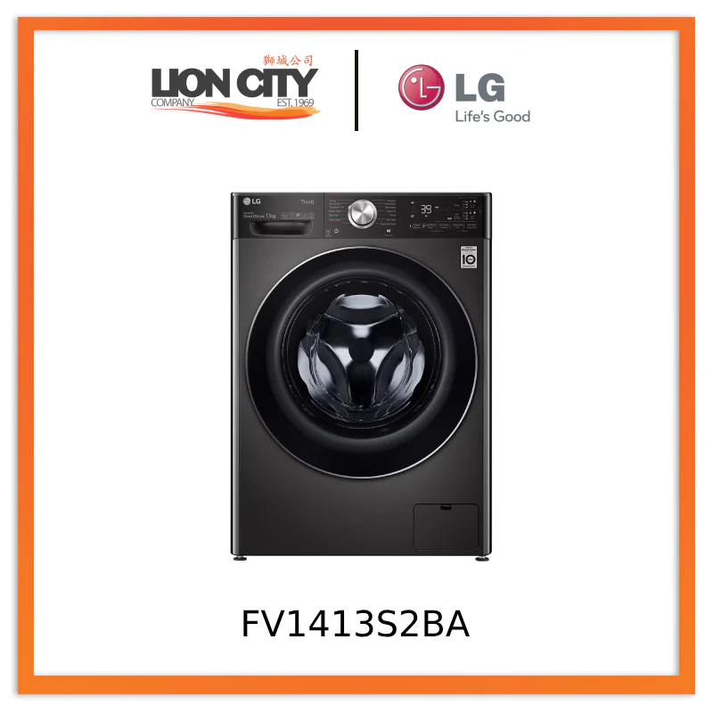 LG FV1413S2BA 13kg, AI Direct Drive Front Load Washing Machine