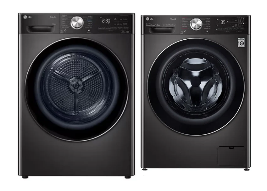 LG FV1413S2BA 13kg, AI Direct Drive Front Load Washing Machine + LG TD-H10VBD 10KG dryer - Image 4