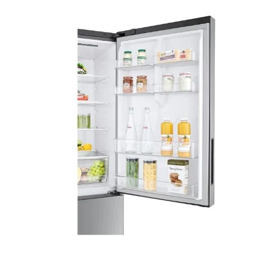 LG GB-B4452PZ 451 L Bottom Freezer with Inverter Compressor in Platinum silver - Image 4