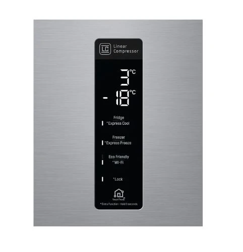 LG GB-B4452PZ 451 L Bottom Freezer with Inverter Compressor in Platinum silver - Image 6