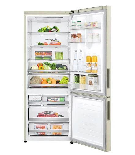 LG GB-B4452SE 451 L Bottom Freezer with Inverter Compressor in Cream Marble - Image 4