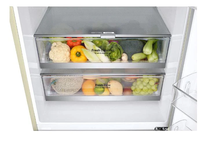 LG GB-B4452SE 451 L Bottom Freezer with Inverter Compressor in Cream Marble - Image 6