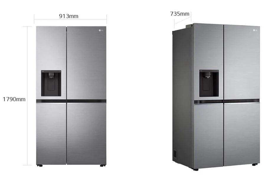 LG GS-L6172PZ 617L side-by-side-fridge with Smart Inverter Compressor - Image 4