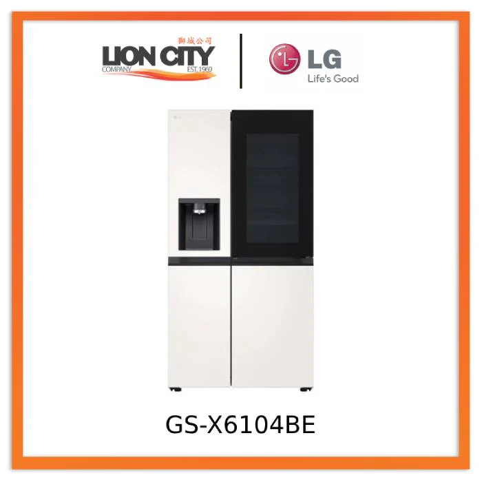LG GS-X6104EV/GS-X6104BE 628L Instaview Side-by-Side Door-in-Door Fridge - Image 4
