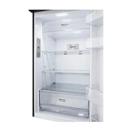 LG GT-B3952BL ( 395L Black Silver) Top Freezer with Inverter Compressor in Black Steel - Image 4