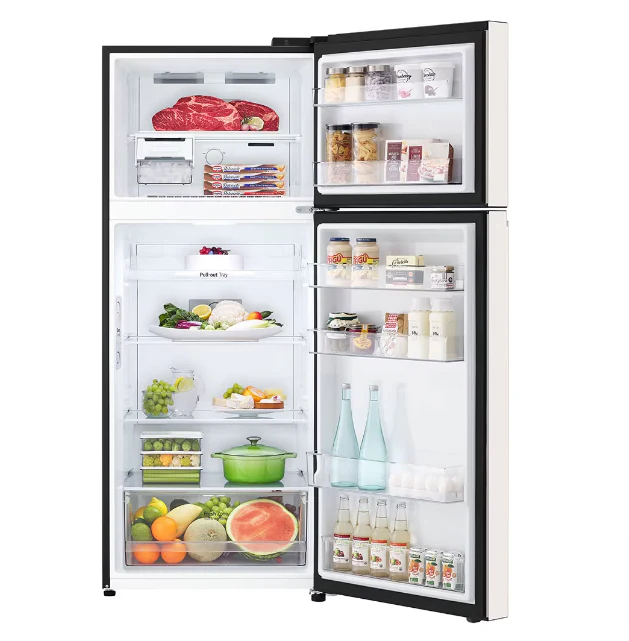 LG GT-B3952BN 395L Top Freezer with Smart Inverter Compressor in Objet Collection Beige - Image 4