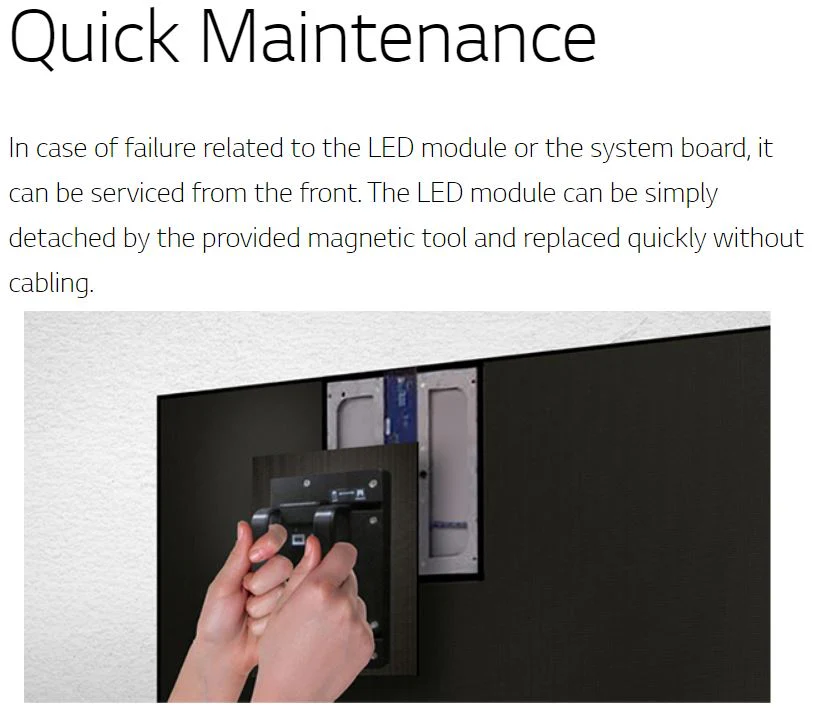 LG LAEC015-GN2 136" LG LED Signage All-in-One Smart Series - Image 2