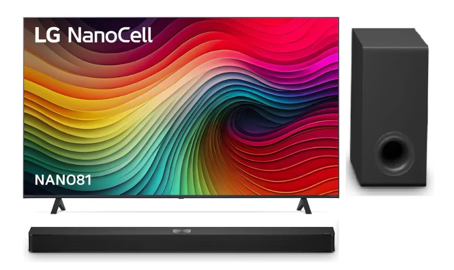 LG NANO81TSA 65" 4K UHD Smart TV Online Exclusive + S60T 3.1ch Bluetooth Sound Bar - Image 2