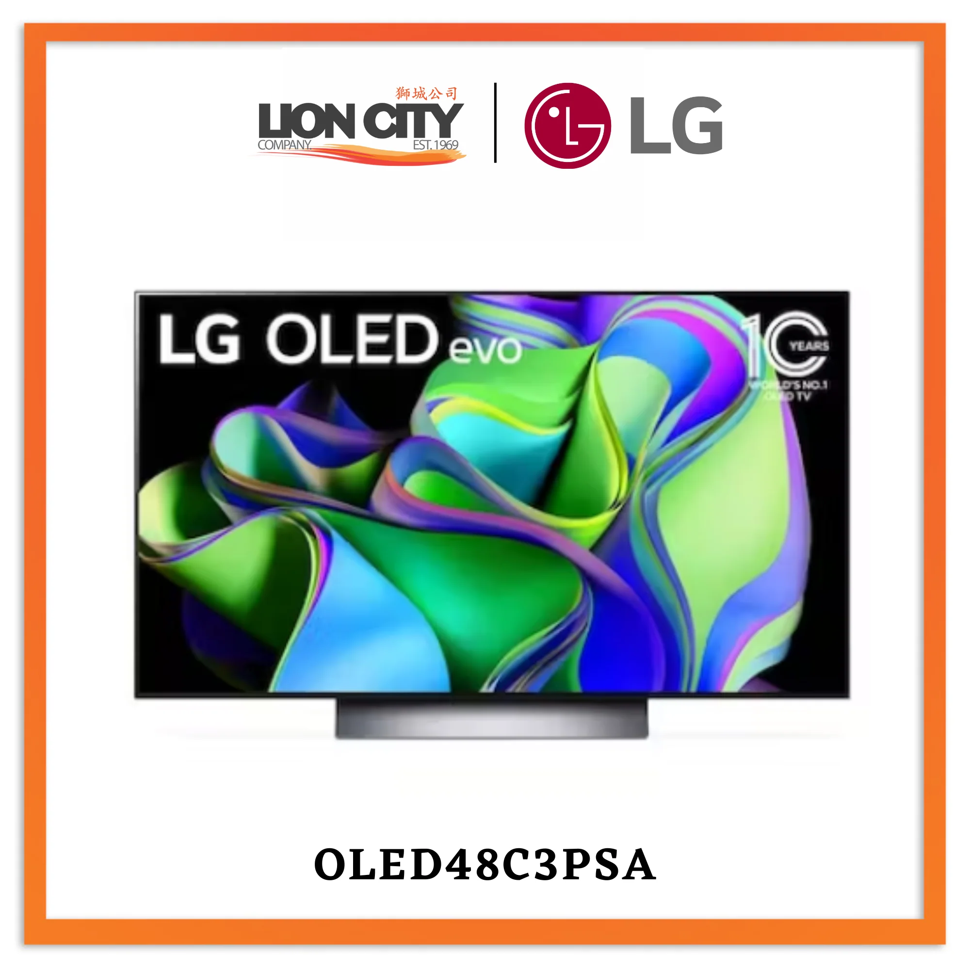 LG OLED48C3PSA OLED Evo 48-inch 4K Smart TV
