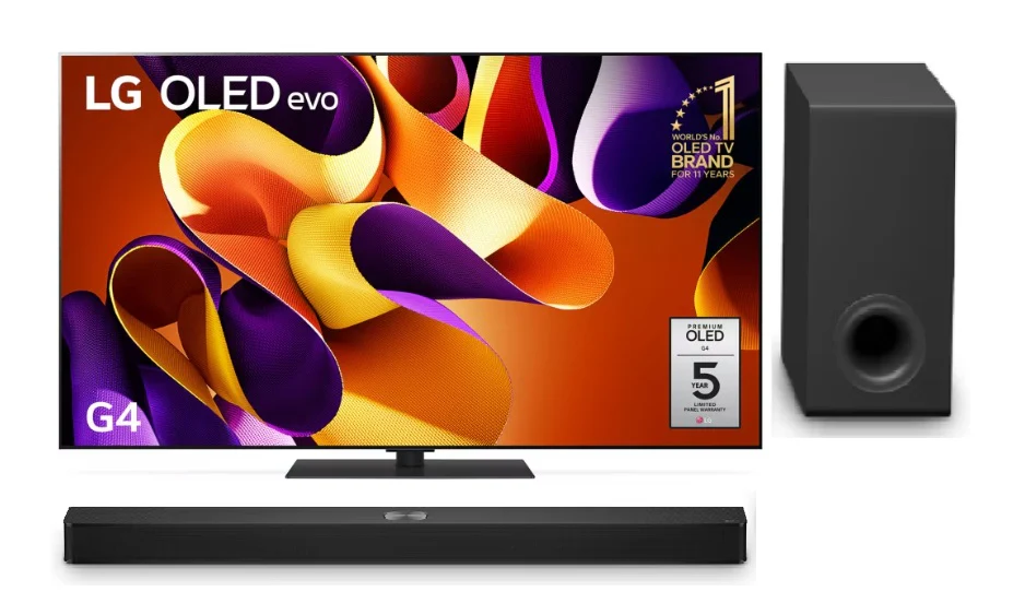 LG OLED65G4PSA OLED 65" evo G4 4K Smart TV + LG S90TY 5.1.3ch Sound Bar - Image 2