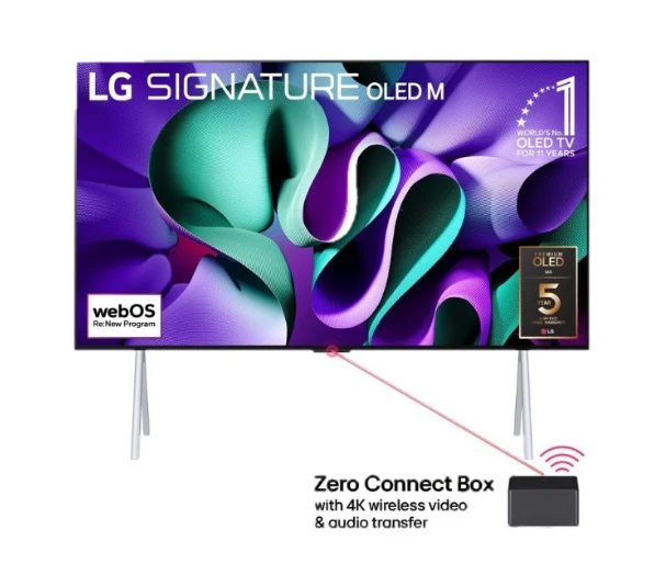 LG OLED97M4PSA 97" SIGNATURE OLED M Smart TV α11 AI Processor AI Sound Pro (Virtual 9.1.2 Up-mix) - Image 2