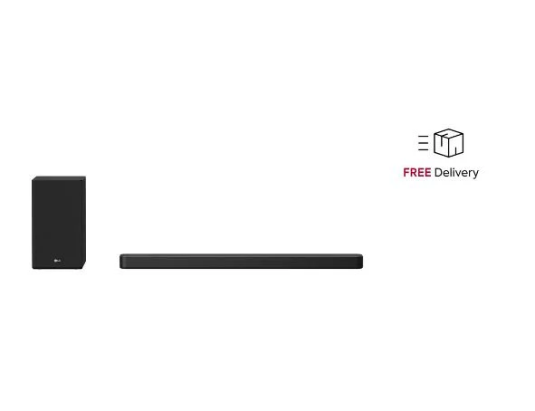 LG SN8YG 3.1.2 Channel Dolby Atmos Sound Bar with Meridian Technology and Google Assistant
