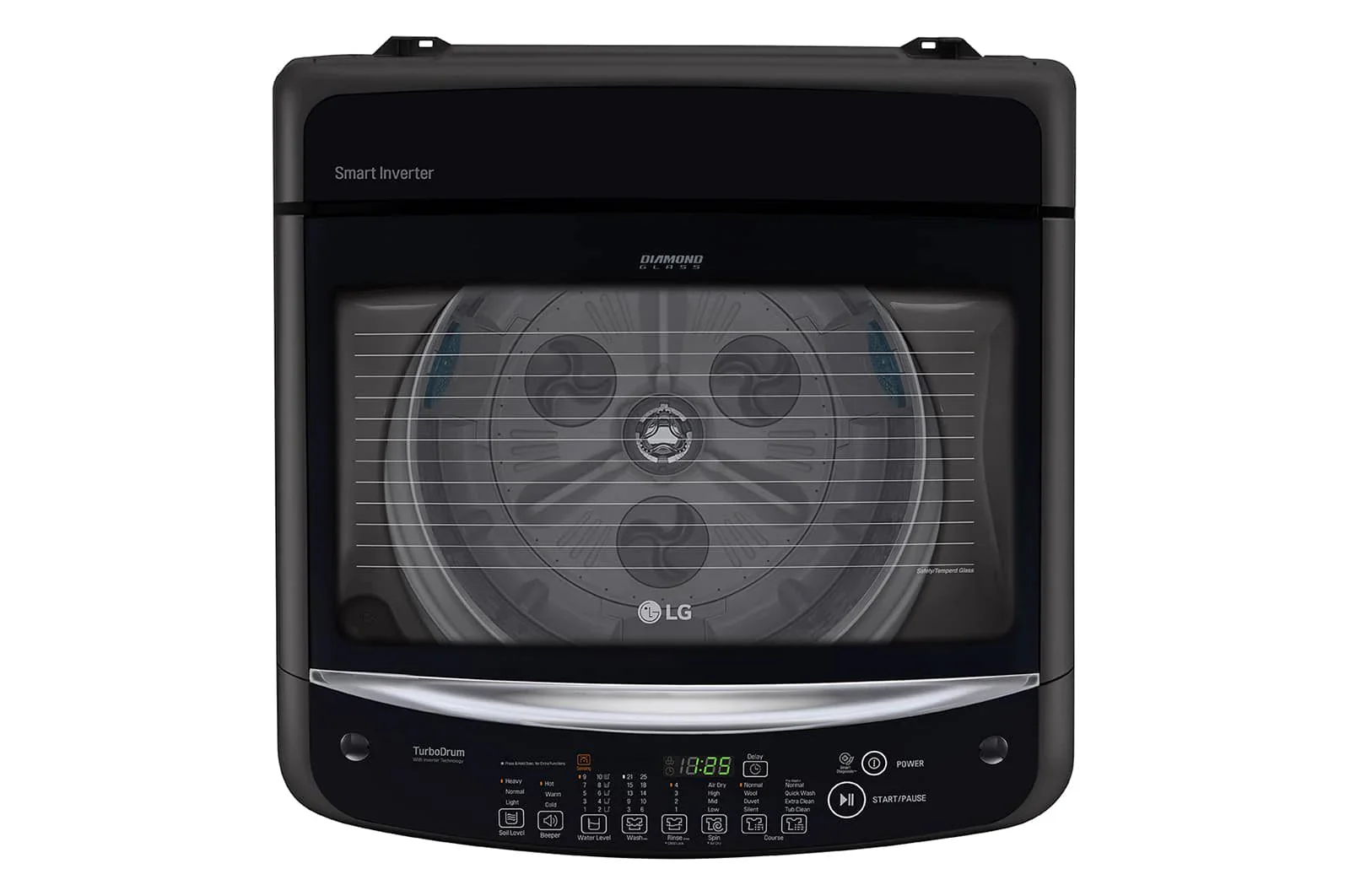 LG T2310VSAB 10kg Smart Inverter Top Load Washing Machine in Middle Black - Image 3