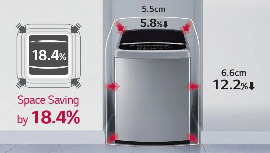 LG TH2110DSAWTop Load Washer (10kg) Turbowash 3D - Image 7