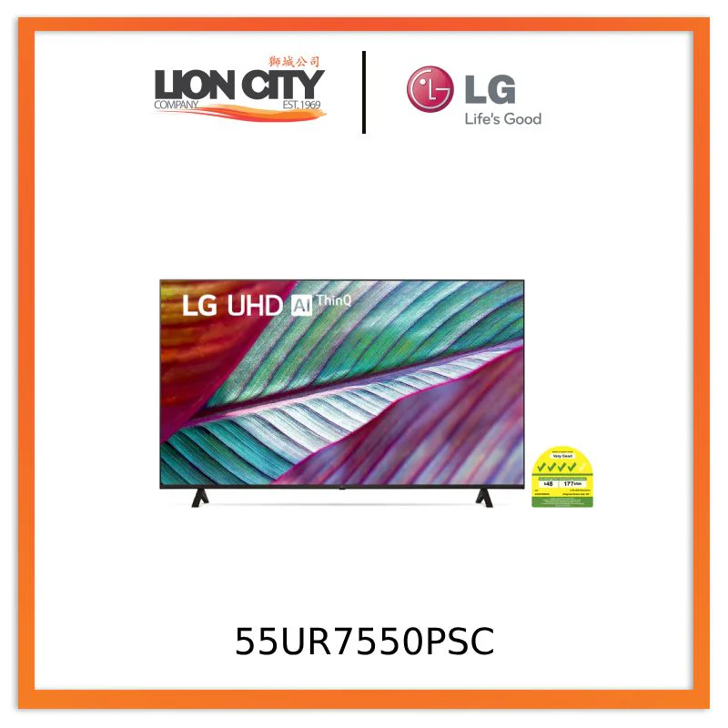 LG UHD UR7550 55inch 55UR7550PSC 4K Smart TV (free wall mounting)