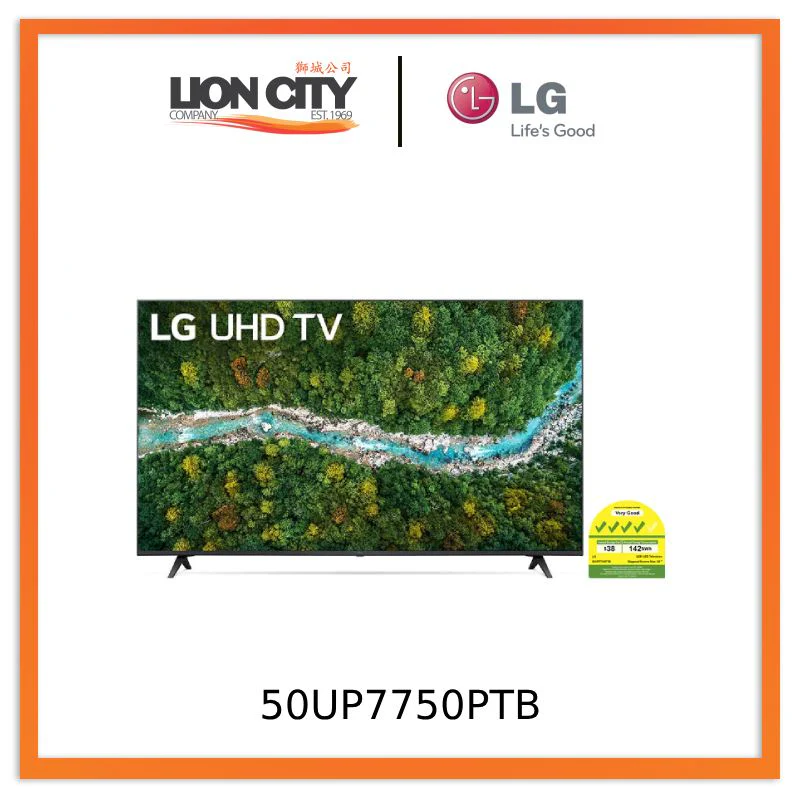 LG UP77 50-inch UHD 4K AI ThinQ Smart TV 50UP7750PTB
