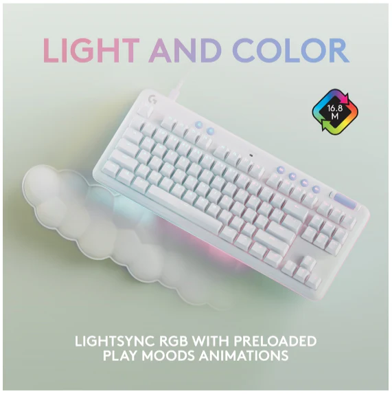 Logitech Aurora G713 Wired Mechanical Gaming Keyboard with LIGHTSYNC RGB Lighting - Image 3