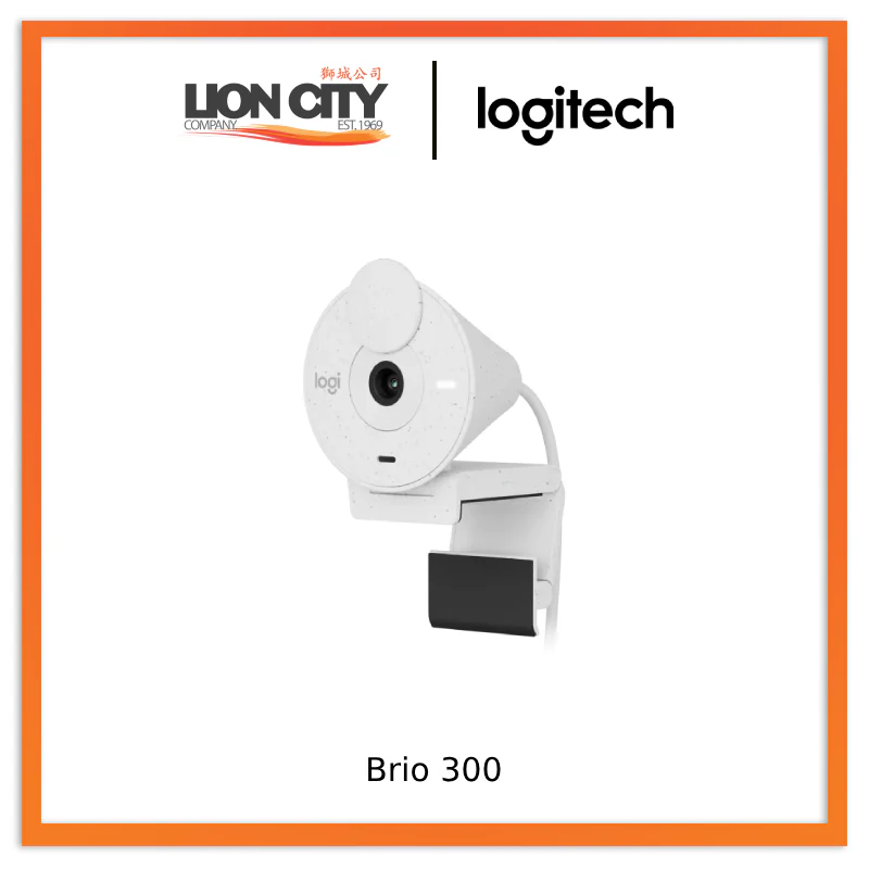 Logitech Brio 300 Full HD Webcam - Image 3