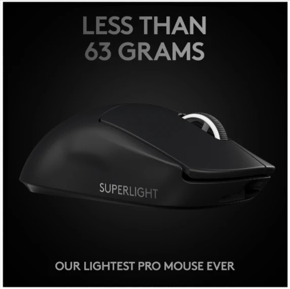 Logitech G PRO X SUPERLIGHT Wireless Gaming Mouse, Ultra-Lightweight, HERO 25K Sensor, 25,600 DPI,5 Programmable Buttons - Image 5