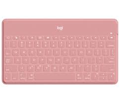 LOGITECH KEYS-TO-GO BT KEYBOARD W/STAND PINK