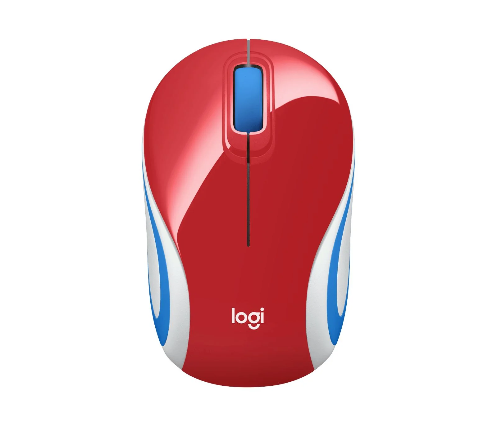 LOGITECH M187 PORTABLE WIRELESS MOUSE BRIGHT RED