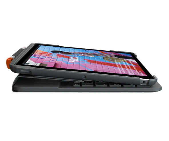 Logitech Slim Folio Bluetooth Keyboard Case For iPad 10.2" 7th, 8th and 9th Gen, Slim Style, Total Comfort - Image 3