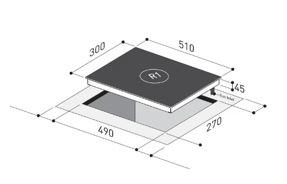 Mayer MMGH310 30 cm Domino Gas Hob - Image 3