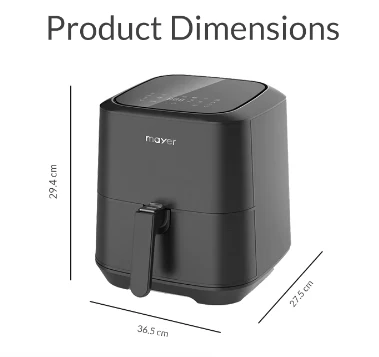 Mayer MMAF504D 5L Digital Air Fryer - Image 5