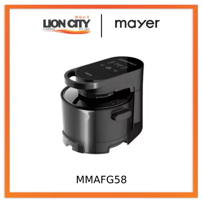 Mayer MMAFG58 2-in-1 Air Fryer & Smokeless BBQ Grill