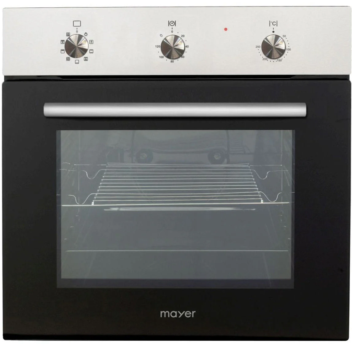 Mayer MMDO9 60cm 75L Built-In Oven 9 Functions Mechanical Control