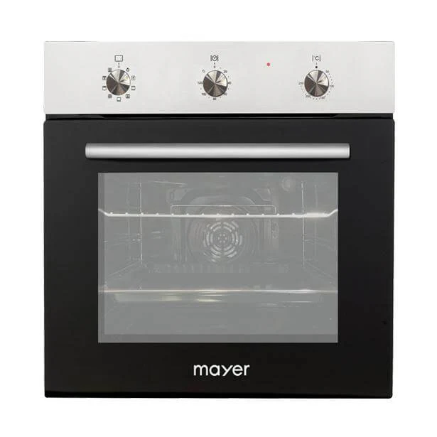 Mayer MMDO9 Silver/Black 60cm Built-in Oven 75l - Image 2