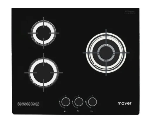 Mayer MMGH633HI 60cm 3-burner Gas Hob (Lpg) - Image 2