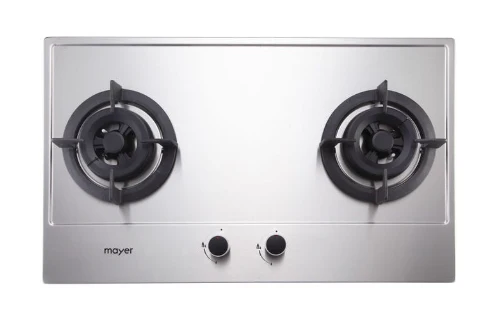 Mayer MMGH882/SS882 Built-In Gas Hob 2 Burners  +  MMSH8099-L Angled Chimney Hood - Image 6