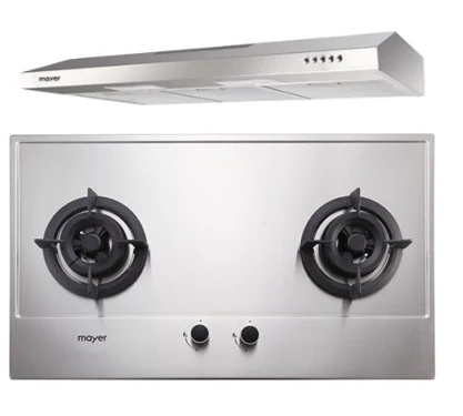 Mayer MMGH772/SS772 Built-In Gas Hob + MMSL901SM 90 cm Slimline Hood - Image 4