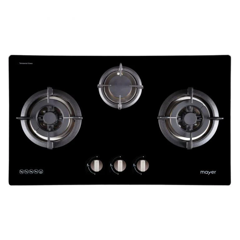 Mayer MMGH773/SS773 Built-In Gas Hob 3 Burners + MMBCH900I Chimney Hood - Image 5