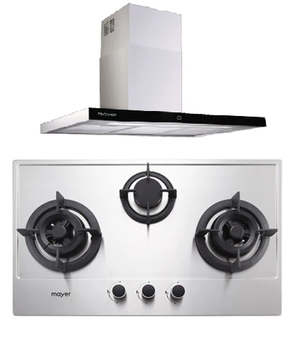 Mayer MMGH773/SS773 Built-In Gas Hob 3 Burners + MMCH407I 90cm Chimney Hood - Image 4