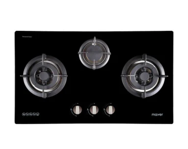 Mayer MMGH773/SS773 Built-In Gas Hob 3 Burners + MMCH407I 90cm Chimney Hood - Image 5