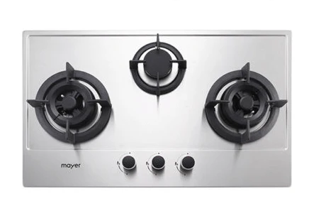 Mayer MMGH773/SS773 Built-In Gas Hob 3 Burners + MMSL902BE 90cm Slimline Hood - Image 6