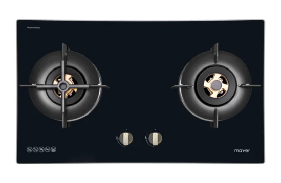 Mayer MMGH8821HI 86cm 2 Burner Glass Gas Hob - Image 2