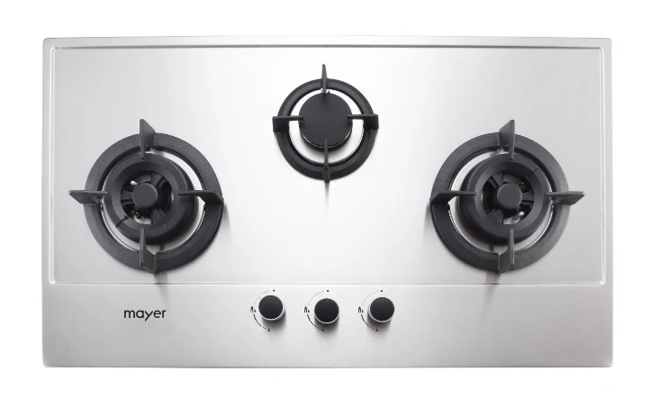 Mayer MMSS883HI/MMGH883HI 86 cm 3 Burner Glass Gas Hob - Image 2