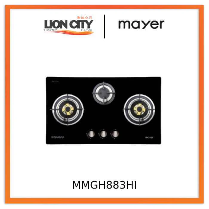 Mayer MMSS883HI/MMGH883HI 86 cm 3 Burner Glass Gas Hob - Image 3