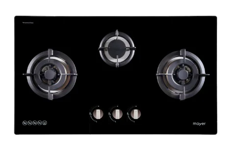 Mayer MMGH883/SS883 86cm 3 Burner Stainless Steel Gas Hob + MMCH905 90cm Chimney Hood + MMDO8R 60 cm Built-in Oven with Smoke Ventilation - Image 5