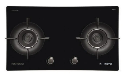Mayer MMGH892HE 86cm 2 Burner Gas Hob + MMSL901SM 90 Cm Slimline Hood - Image 3