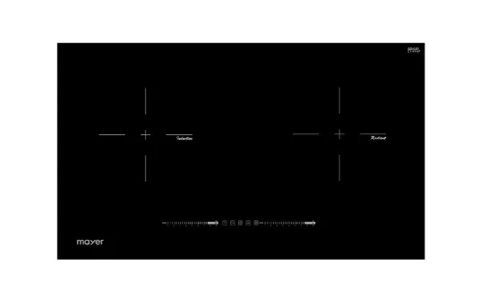 Mayer MMIHB752CS 75cm 2 Zone Hybrid Hob with Slider + MMCH905 90cm Chimney Hood + MMDO8R 60 cm Built-in Oven with Smoke Ventilation - Image 3