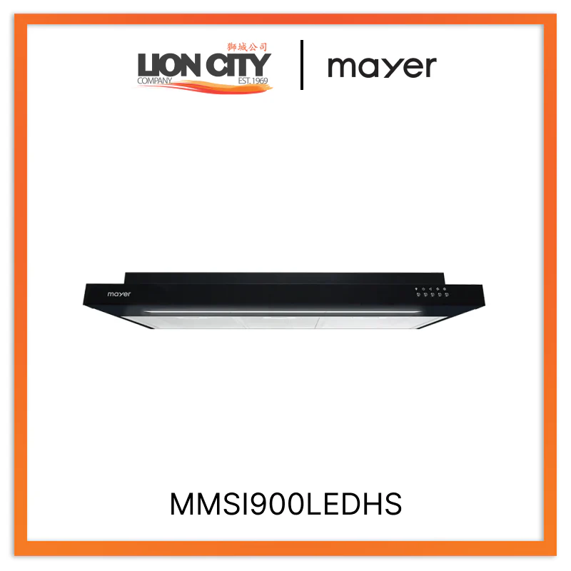 MAYER MMSI900LEDHS 90cm Semi-integrated Slimline Hood + Mayer MMGH892HE 86cm 2 Burner Gas Hob - Image 2