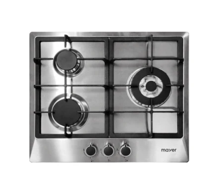 Mayer MMSS633 60 Cm 3 Burner Stainless Steel Gas Hob - Image 2