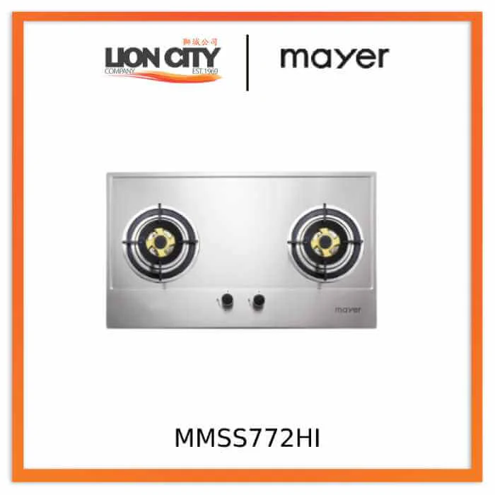 Mayer MMSS772HI 75 cm 2 Burner Stainless Steel Gas Hob