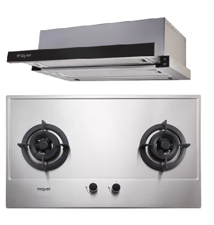 Mayer MMGH772/SS772 Built-In Gas Hob + MMTH90 Telescopic Hood (90CM) - Image 4
